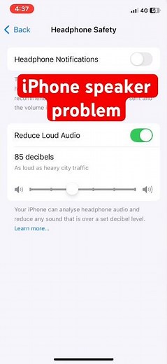 How to fix speaker problem on iPhone #techtips #techtutorial #tech #iphone #howto#iphonespeker