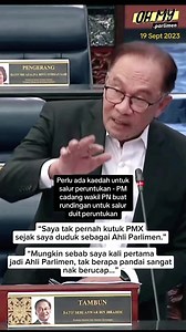 489K views · 6.9K reactions | Ini sebenarnya penjelasan Ketereh mengenai isu peruntukan tempoh hari. “Mungkin sebab kali pertama jadi Ahli Parlimen, tak berapa pandai sangat nak berucap.” - Ketereh PM beri jaminan untuk luluskan peruntukan jika dipersetujui wakil PN cara dan kaedah pelaksanaannya. “Kalau ada masalah mendesak, YB boleh terus tulis kepada saya. Itu kita boleh luluskan” - PM | OH.MY Parlimen | Facebook