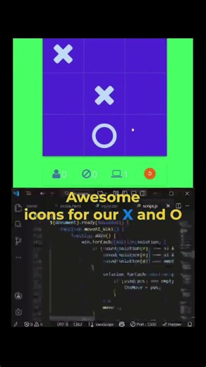 How to create TIC-TAC-TOC game by using HTML,CSS and JAVASCRIPT in VS code.