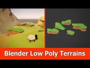 Blender Low Poly Terrain Modeling Tutorial