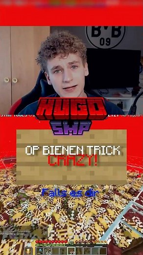 Bienen-Trick, den NIEMAND kennt! 🐝🤫 | Minecraft #shorts