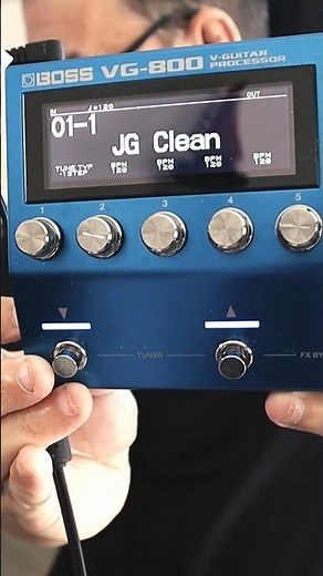 Unleash Epic Tones: Boss VG-800 Guitar Processor in Action!