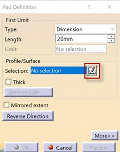 How to Create/ Edit Sketch from within Command in CATIA V5 - PLM Tech Talk