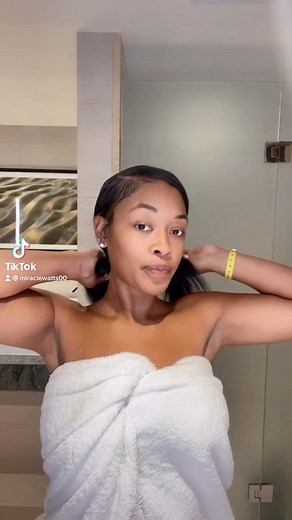 Miracle Watts on Instagram: "Get Ready With Me….. My first make up reel, bare with me 😩 Hair installed by ya girl too 🥰 Dress @themiraclelifestyle"
