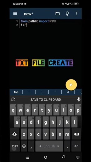 Text file create 🤔 Pathlib Part 2/10