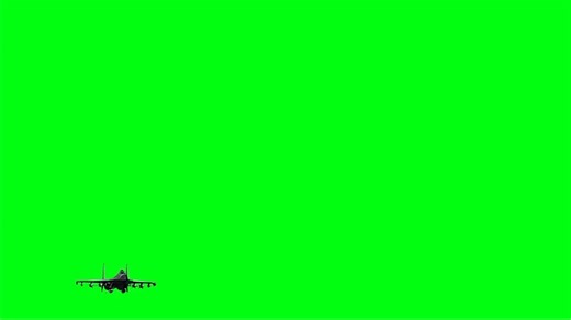Fighter Jet Green Screen Effects for Video Editing