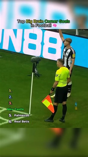 Top Big Brain Corner Goals in Football 🧠