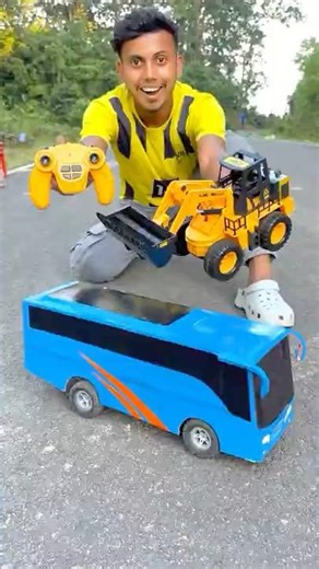 Rc Jcb Aur Mera Noya Rc Bus Ka Unboxing 😄🔥👍