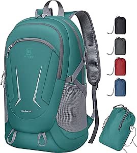 MIYCOO Backpack - Ultra Lightweight Packable Backpack for Travel Camping, Hiking Back Pack Waterproof Foldable Daypack for Men Women Green