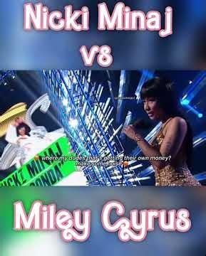 Nicki Minaj vs Miley Cyrus Feud