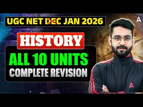 UGC NET History Marathon Class | UGC NET History All 10 Units Complete Revision By Jawed Sir
