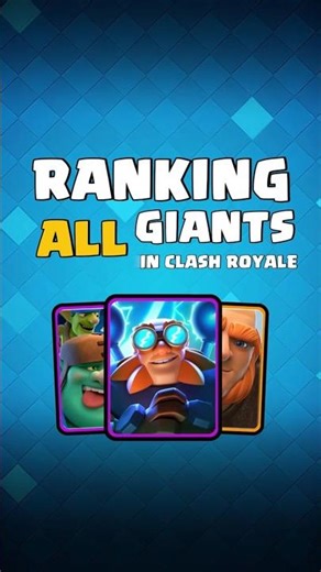 Ranking all Giants in Clash Royale #clashroyale