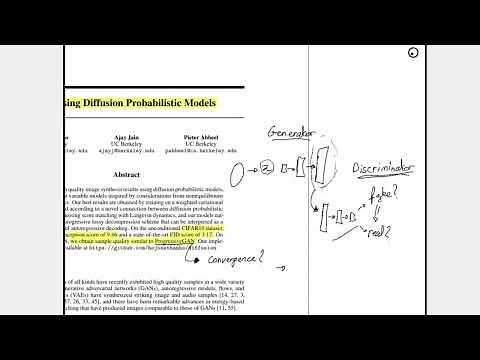 DDPM / Denoising Diffusion Probabilistic Models (paper explained)