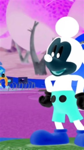 Mickey Slides Uniquely