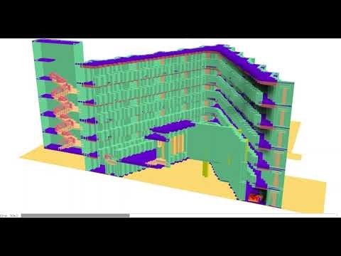 CFD Analysis of Atrium Fire & Smoke Ventilation | RSET & ASET | FDS Simulation