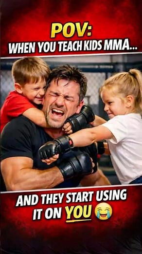 POV: When You Teach Kids MMA… and They Start Using It on YOU 😭🥋