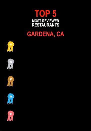 📍Gardena, CA - Top 5 Most Reviewed Restaurants #Foodie | shin sen gumi ramen