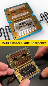 1938's Razor Blade Sharpener #manufacturing #3ddesign #productdesign #automation #mechanism #machine #engineering #mechanical #mechanic | Breno Cruz