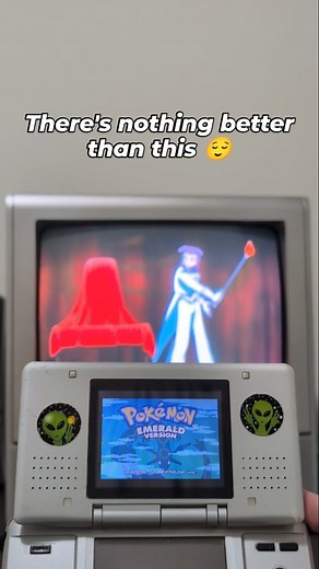 Pokemon Emerald & Pokemon Wish Maker = A great Friday night 😌🎮🍿 #pokemon #pokemonemerald #pokemongames #retrogames #pokemonfans #jirachi #ashketchum | TeamGrookey