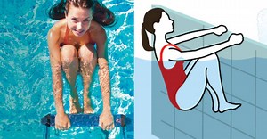 Emagreça com ginástica na piscina
