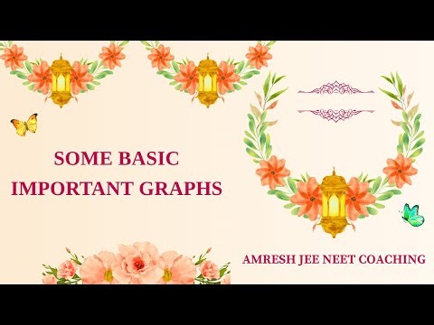 Some Basic Important Graphs I Amresh jee neet coaching