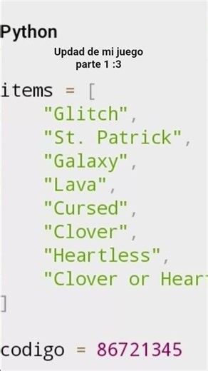 Updad de mi juego :3