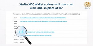 XinFin Releases New Address Prefix Starting With XDC