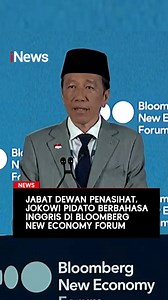 Presiden ke-7 Joko Widodo (Jokowi) berpidato di Bloomberg New Economy Forum 2025. Forum ini digelar di Singapura, Jumat (21/11/2025). Dalam tayangan di kanal YouTube Bloomberg New Economy, Jokowi berpidato dengan bahasa Inggris. Jokowi menceritakan upayanya membangun ekonomi yang kuat selama 10 tahun menjabat presiden. Dalam upaya itu, Jokowi membangun hal-hal mendasar seperti infrastruktur. Menurut Jokowi, tanpa infrastruktur yang kuat, ekonomi tidak akan tumbuh. "Itulah sebabnya kita fokus pad