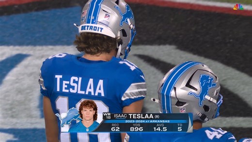 Isaac TeSlaa really wore a custom-made Lions jersey to his pre-draft visit with the Lions 😅 | St. Brown Podcast