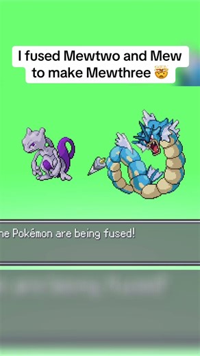 I fused Mewtwo and Mew to make Mewthree #pokemon