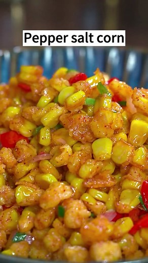Salt and Pepper Baby Corn is a delicious and quick Chinese appetizer. #chinesefood #easyrecipe #cornrecipe #tiktokfood