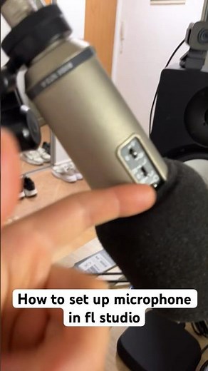 How to set up microphone in fl studio #flstudio #howtomicrophoneinflstudio #howto #microphone