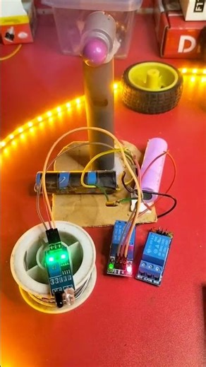 5v relay module with ir sensor #liked #experiment #reels #automobile #motorstarting #motor #diymotor