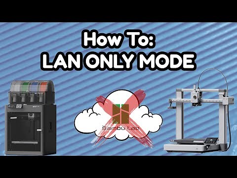 How to Enable LAN-Only Mode on Bambu P1 & A1 Printers | Avoiding Bambulab's Cloud