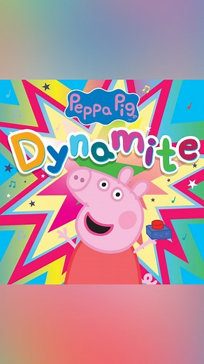 Peppa Pig on Instagram: "Peppa’s next cover surely is ‘Dynamite’! 🎆 Get you and your little ones movin’ and groovin’ to this latest K-pop hit 🕺 Peppa’s BTS ‘Dynamite’ cover will be available on music streaming platforms tomorrow 🎶"