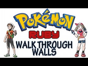 Pokemon Ruby - How To Walk Through Walls | GameShark Codes