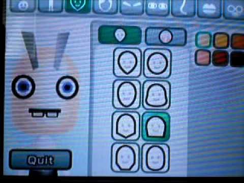 Wii- How to make a Rabid Bunny Mii