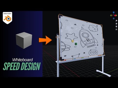 Whiteboard Modeling, Texturing & Animating in Blender