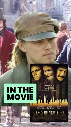Leonardo DiCaprio as Amsterdam Vallon in the 2002 film Gangs of New York