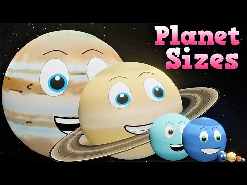 Planet Sizes for Kids | Solar System Sizes