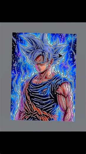 Drawing Goku from Dragon Ball with Code #anime #goku