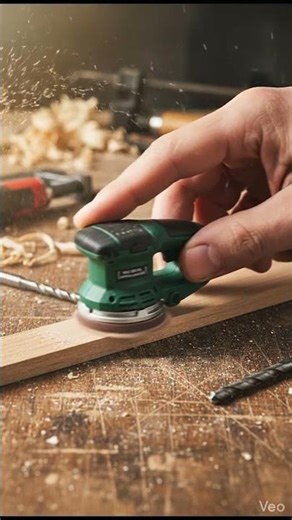 Tiny Orbital Sander Power Unleashed #minitools #woodworking #toollovers #workshoplife #powertools