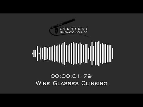 Wine Glasses Clinking | HQ Sound Effects
