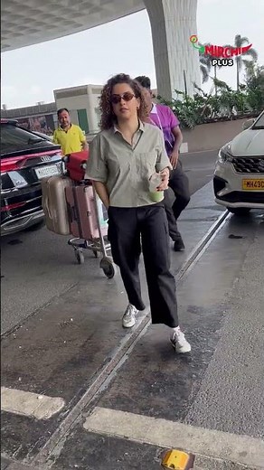 Sanya Malhotra with her matcha🍵✨ #sanyamalhotra #bollywood #celebspotted