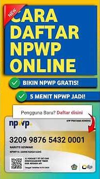 Tutorial Daftar NPWP Online Terbaru 2025