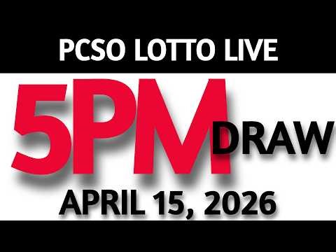 Lotto Result Today 5pm Draw April 15, 2026 Swertres Ez2 PCSO LIVE