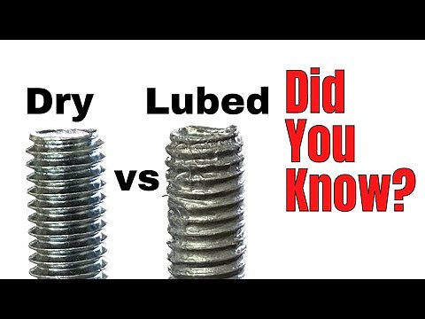 Nuts & Bolts - Bolt Lube & Clamp Load