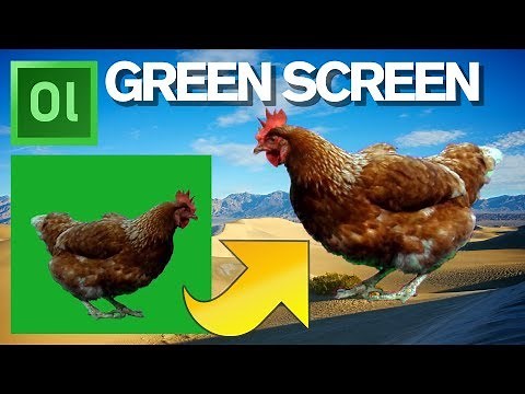Green screen replacement in Olive Video Editor