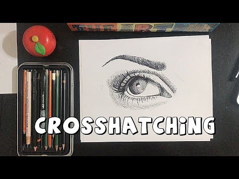 How to Draw an Eye Using Cross Hatching