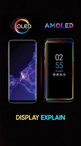 AMOLED vs OLED Display Explained Simply #Shorts #OLED #AMOLED #TechShorts #display #smartphone